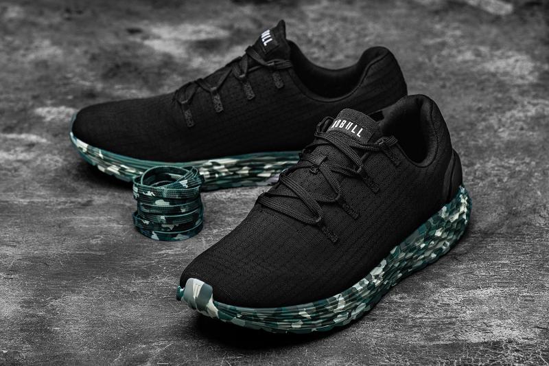 Men's Nobull Wild Tide Ripstop Running Shoes Black | SG T2047C